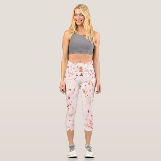 Leggings Capri Mandala Abstrait 7 (Recto)