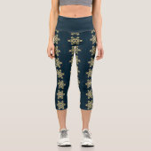 Leggings Capri Mandala Daisy Dreams (Recto)