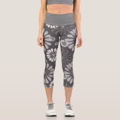 Leggings Capri Mandala Gris (Recto)