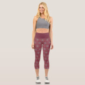 Leggings Capri Mandala Magenta (Recto)