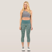 Leggings Capri Mandala Vert (Recto)