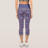 Leggings Capri Mandala Violet (Verso)