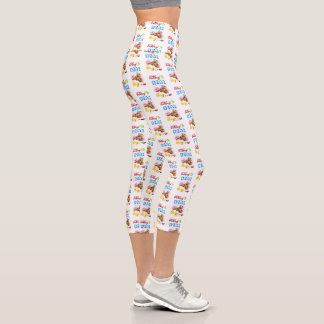 Leggings Capri Manger du Yoga Est une Joie Réelle