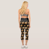 Leggings Capri Manifest Weight Bars Or Bling Noir (Verso)