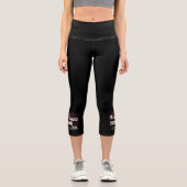 Leggings Capri Marathon - 26.2 en formation Abstraite (Recto)