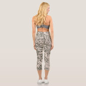 Leggings Capri Marbre Abstrait (Verso)
