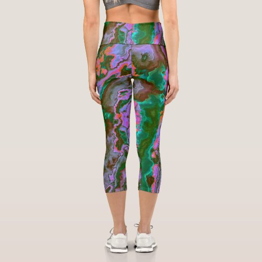 Leggings Capri Marbre aigre (Verso)