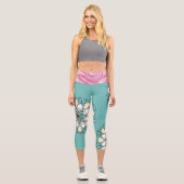 Leggings Capri Marbre Et Un Cercle (Recto)