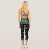 Leggings Capri Mardi Gras Motif moderne (Verso)