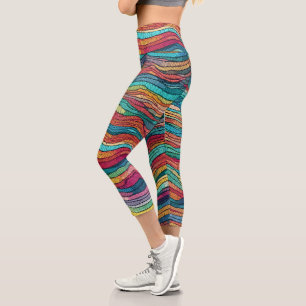 Leggings Capri Marée mosaïque
