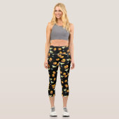 Leggings Capri Margarita Mexicaine Taco Mexique Motif (Recto)