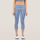 Leggings Capri Marine & White Houndstooth (Recto)