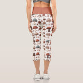 Leggings Capri Marquage des champignons (Verso)
