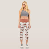 Leggings Capri Marquage des champignons (Recto)