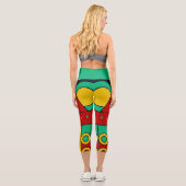 Leggings Capri Masque Aztec Tiki (Verso)