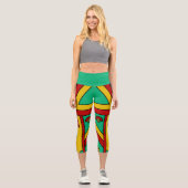 Leggings Capri Masque Aztec Tiki (Recto)