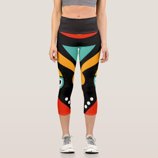 Leggings Capri Masque Rasta (Recto)