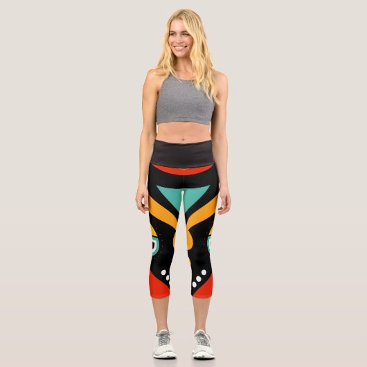 Leggings Capri Masque Rasta (Recto)