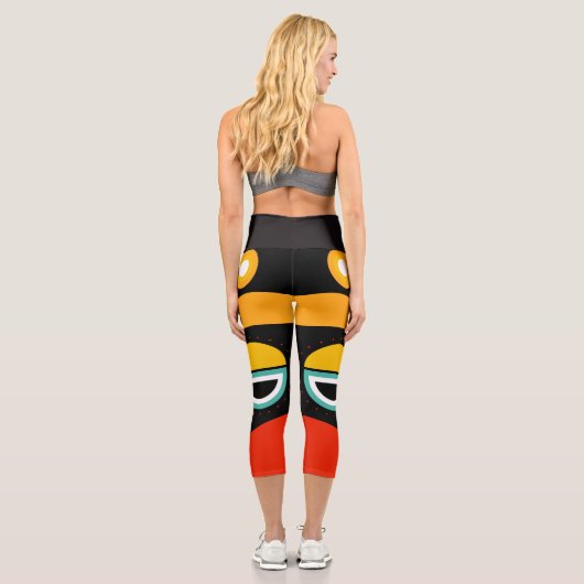 Leggings Capri Masque Rasta (Verso)