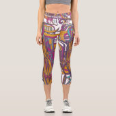 Leggings Capri MasqueCYNShamanic (Recto)