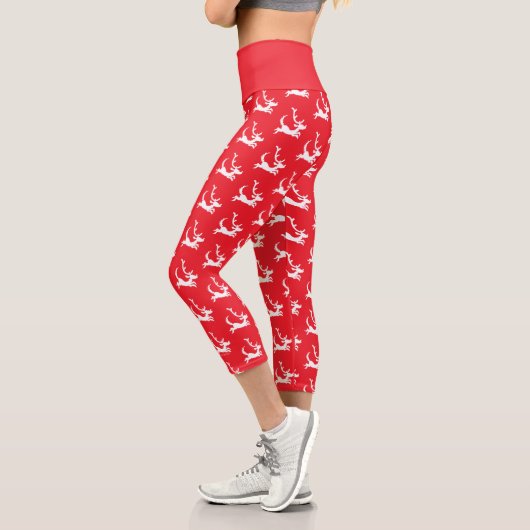 Leggings Capri Max the Reindeer Silhouette (Gauche)