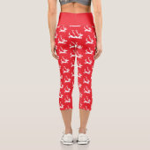 Leggings Capri Max the Reindeer Silhouette (Verso)