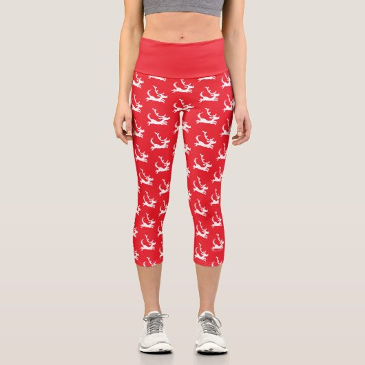 Leggings Capri Max the Reindeer Silhouette (Recto)