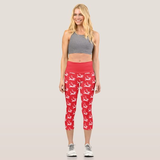 Leggings Capri Max the Reindeer Silhouette (Recto)