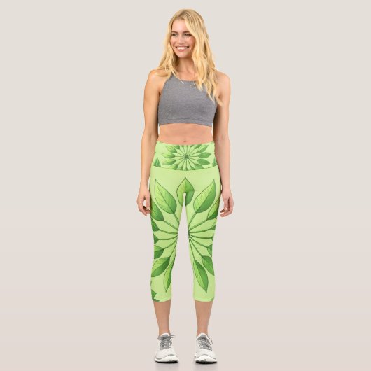 Leggings Capri Médecine végétale (Recto)