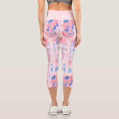 Leggings Capri medusa ancienne grèce esthétique rose (Verso)