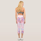 Leggings Capri medusa ancienne grèce esthétique rose (Verso)