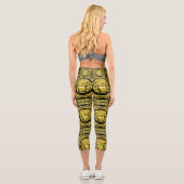 Leggings Capri Méduse dorée (Verso)