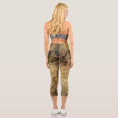 Leggings Capri Meilleures légendes parfaites pour exécuter des er (Verso)