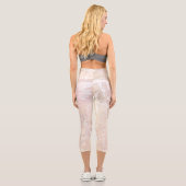 Leggings Capri Mélange neutre Abstrait (Verso)