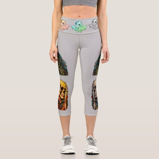 Leggings Capri Memento Mori (Recto)