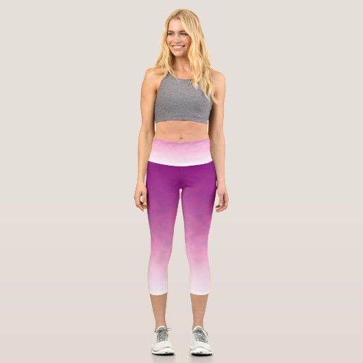 Leggings Capri Mémoire Roselight (Recto)
