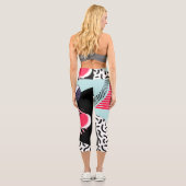 Leggings Capri Memphis Motif (Verso)