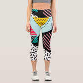 Leggings Capri Memphis Motif (Recto)