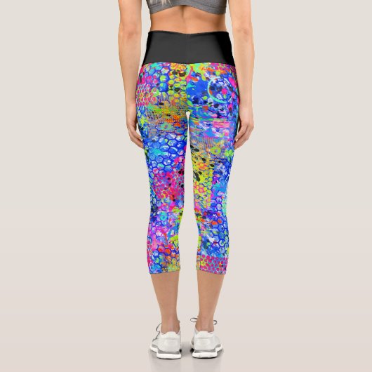 Leggings Capri Mer Graffiti (Verso)