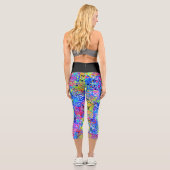 Leggings Capri Mer Graffiti (Verso)