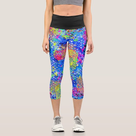 Leggings Capri Mer Graffiti (Recto)