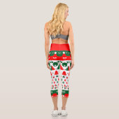 Leggings Capri Merry Deer (Verso)