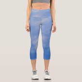 Leggings Capri Mesdames Sporty Chic Activewear Blue Sky (Recto)