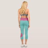 Leggings Capri Message de mouton drôle - Il suffit de danser à pr (Verso)