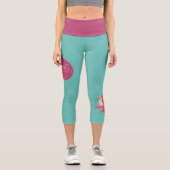 Leggings Capri Message de mouton drôle - Il suffit de danser à pr (Recto)