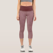 Leggings Capri Messe rose rose (Recto)