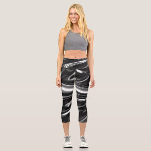 Leggings Capri Métal argenté