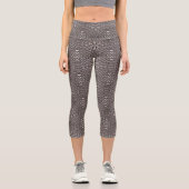 Leggings Capri Métal Maillé Argent (Recto)