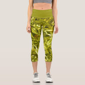 Leggings Capri Metallic Abstract 101 Sarcelle Prof (Recto)