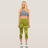 Leggings Capri Metallic Abstract 101 Sarcelle Prof (Recto)